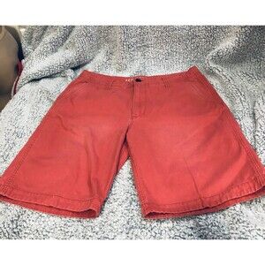 Aeropostale Cargo Shorts Men's Size 36 Red Casual Shorts100% Cotton